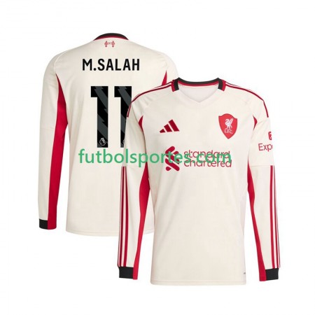 Camiseta Liverpool Mohamed Salah 11 Segunda Equipación 2025/2026 Manga Larga